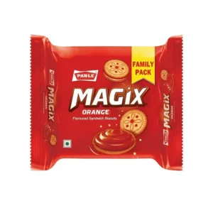 Parle Magix Orange Flavoured Cream Biscuits(183G)