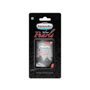 Rajnigandha Silver Pearls - Silver Coated Elaichi Mouth Freshener(6 G)