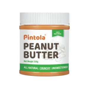Pintola All Natural Crunchy Peanut Butter (Unsweetened) (350GM)