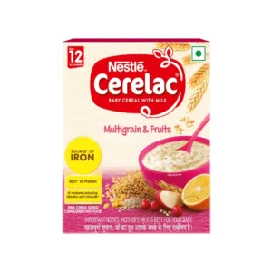 Nestle Cerelac with Milk Multigrain & Fruits Baby Cereal (From 12 to 24 Months) (300GM)