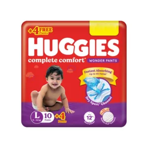 Huggies Wonder Diaper (Pants, L, 9-14 kg) (14 PIECES)