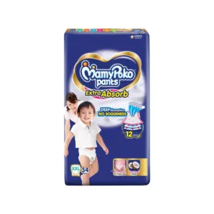 MamyPoko Pants Extra Absorb Diaper (XXL, 15-25 kg, 34 pieces)