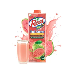Real Fruit Power Pink Guava Juice (1LTR)
