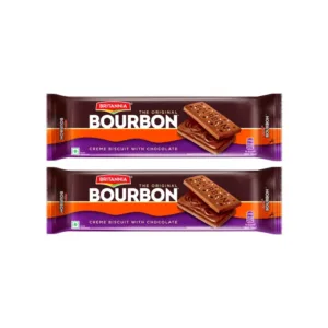 Britannia The Original Bourbon Creme Biscuit With Chocolate - Pack of 2 (2X150GM)