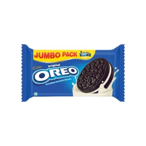 Cadbury Oreo Vanilla Sandwich Cream Biscuits Jumbo Pack (459.25GM)