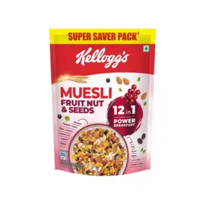 Kellogg's with 0% Added Sugar Muesli (500GM)