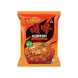 Yippee Korean Spicy Kimchi Style Veg Noodles (75GM)