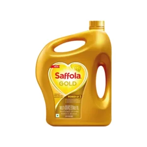 Saffola Gold Power of 3 Refined Blended Cooking Oil (3LTR)